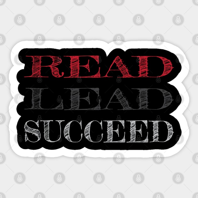 Read Lead Succeed Sticker by Magic Moon